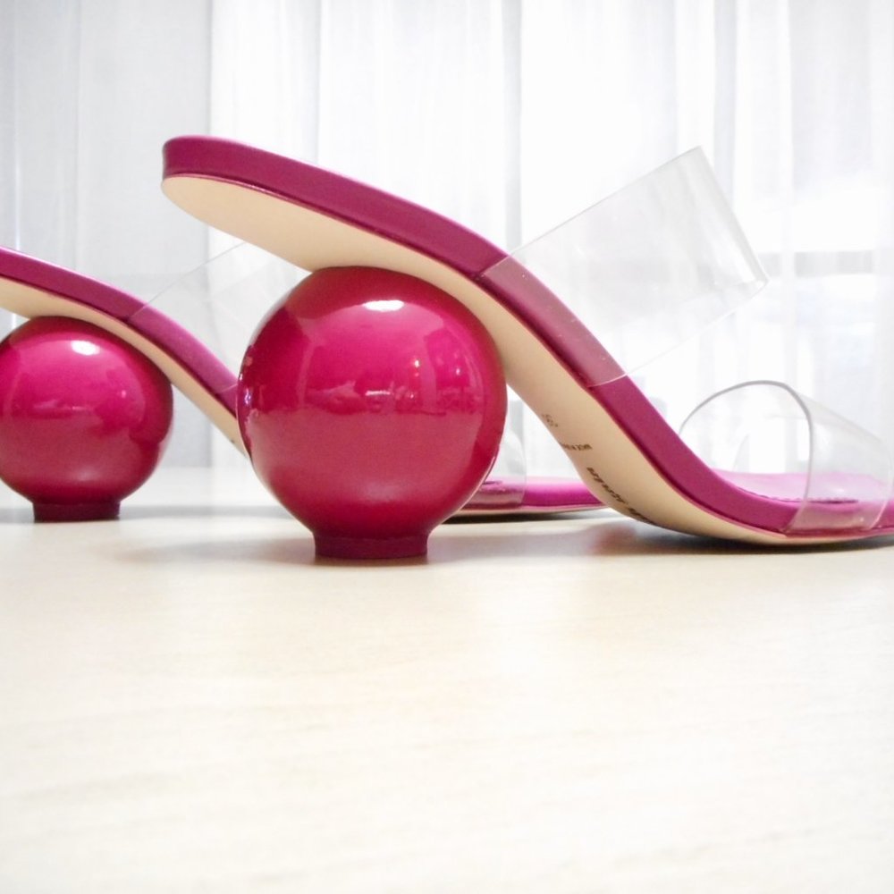 Cult Gaia  Barbie Pink  Sandals    size 6B